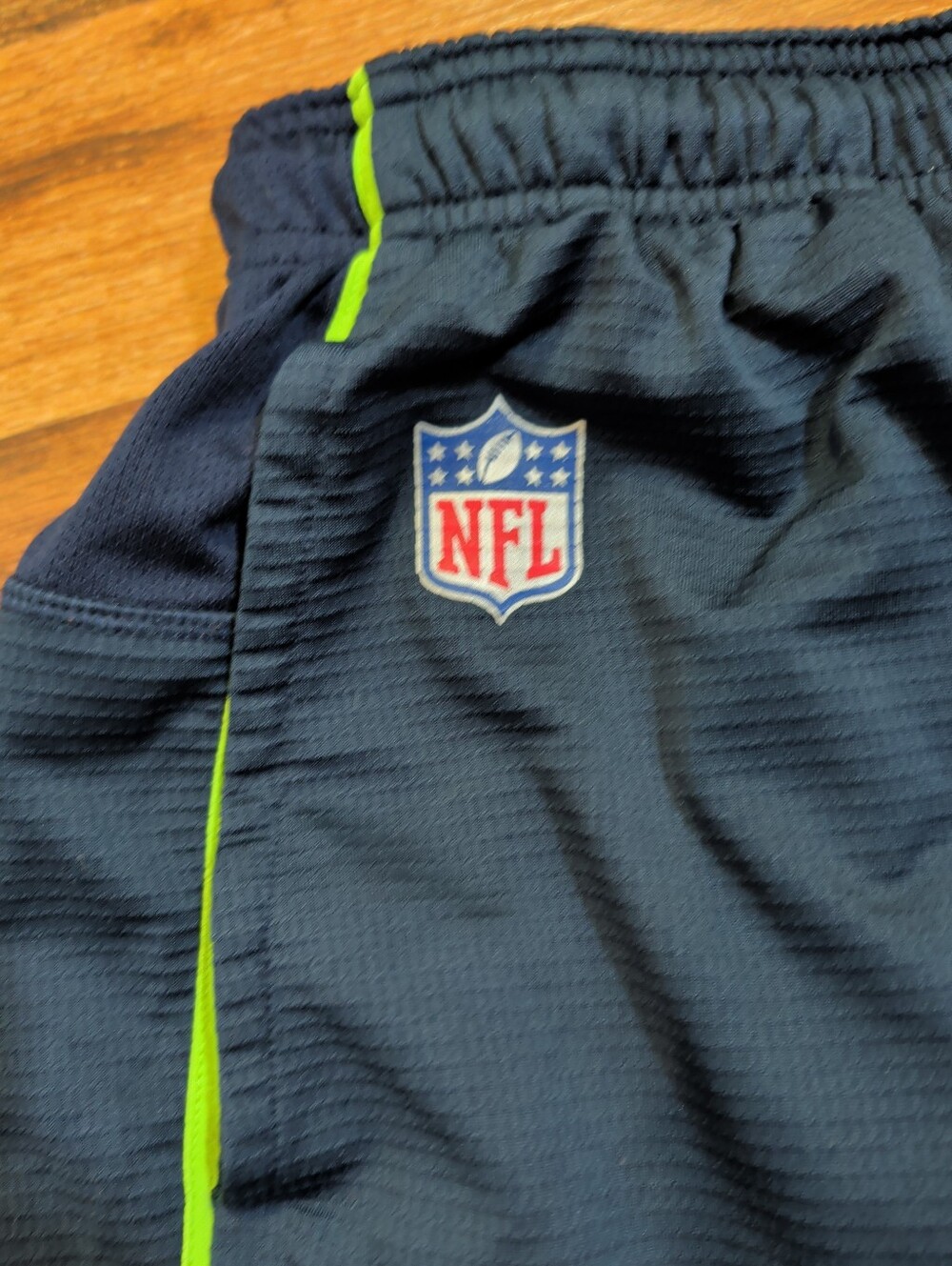 Seattle Seahawks Nike NFL On Field Dri-Fit Navy Practice Shorts Men's Medium - Picture 4 of 7